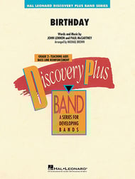 cover Birthday Concert Band sheet music cover